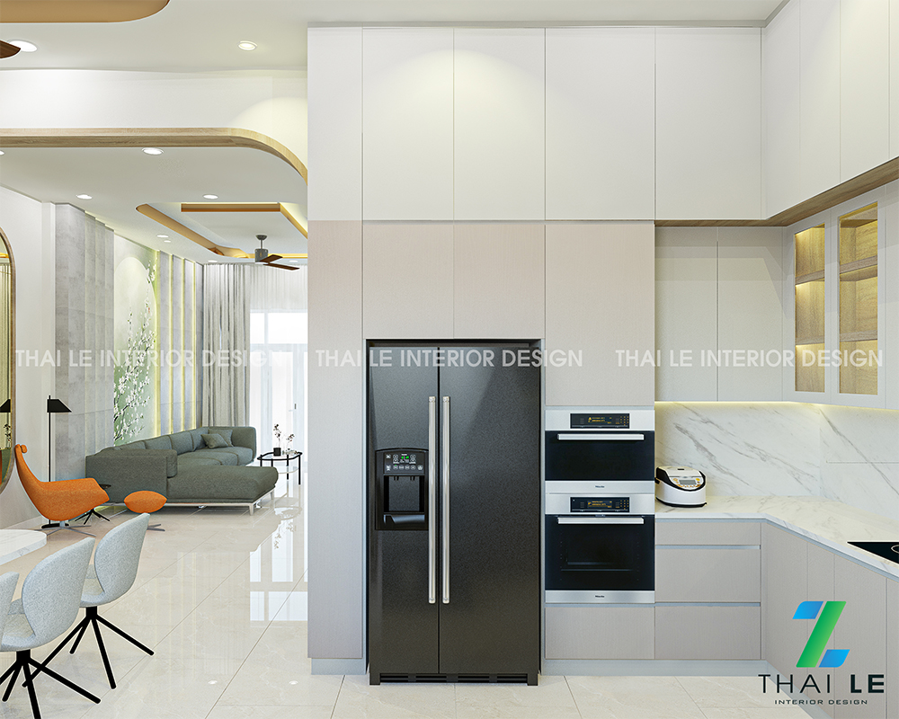Thiết kế nội thất nhà phố KDC An Thiên Lý Thủ Đức - 340m2